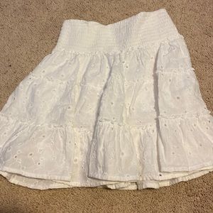 American Eagle White Skirt